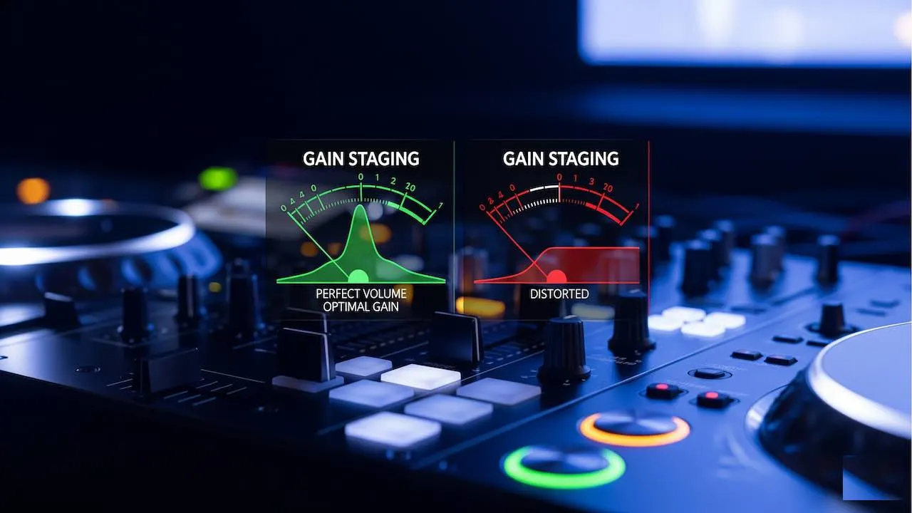 Professional DJ Gain Staging Perfect Volume Levels for Club Sound Systems